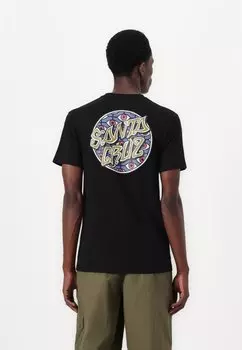Футболка с принтом SALBA EYES DOT UNISEX Santa Cruz, черный