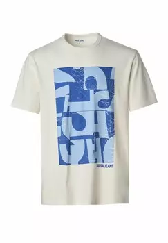 Футболка с принтом Salsa Jeans, белый