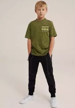 Футболка с принтом SALTY DOG WE Fashion, цвет green