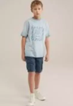 Футболка с принтом SALTY DOG We Fashion, синий