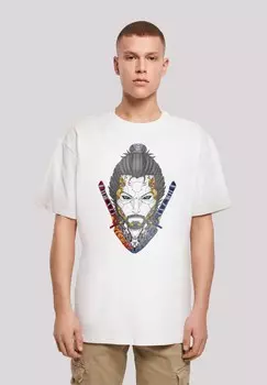 Футболка с принтом SAMURAI STYLES F4NT4STIC, белый
