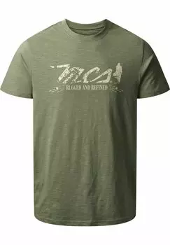 Футболка с принтом SAN ANGELO MCS, цвет beetle