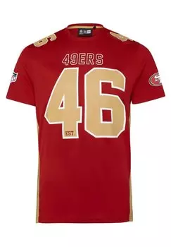 Футболка с принтом SAN FRANCISCO 49ERS NFL ESTABLISHED NUMBER New Era, цвет rot