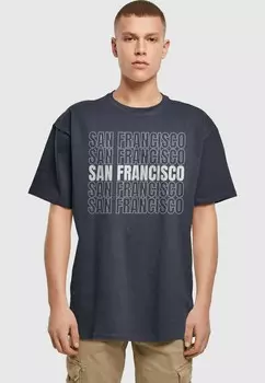 Футболка с принтом SAN FRANCISCO Merchcode, синий