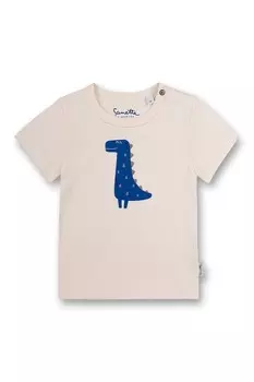 Футболка с принтом Sanetta, бежевый