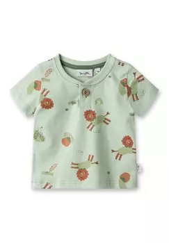 Футболка с принтом Sanetta Pure, цвет grn