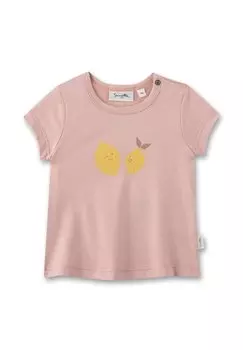 Футболка с принтом Sanetta Pure, цвет rosa