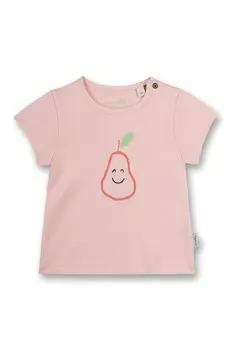 Футболка с принтом Sanetta, розовый