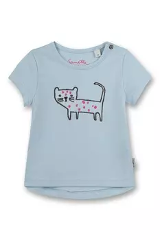 Футболка с принтом Sanetta, синий