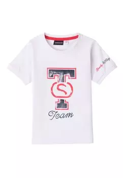 Футболка с принтом Sarabanda, белый