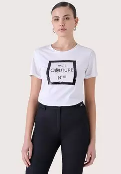 Футболка с принтом SARRI Camomilla Italia, белый