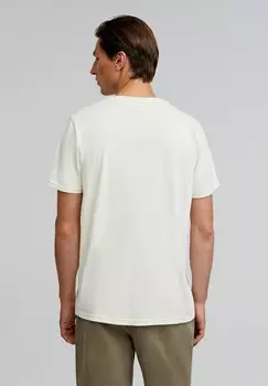 Футболка с принтом Scalpers, бежевый