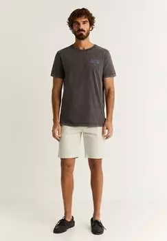 Футболка с принтом Scalpers, серый