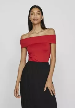 Футболка с принтом SCHULTERFREIES VILA, розовый