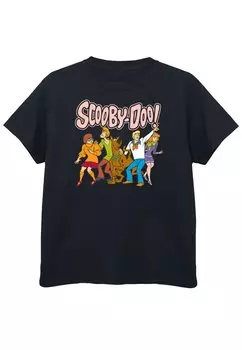 Футболка с принтом SCOOBY DOO CLASSIC GROUP ABSOLUTE CULT, цвет black