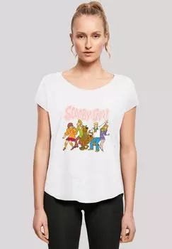 Футболка с принтом SCOOBY DOO CLASSIC GROUP F4NT4STIC, белый