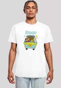 Футболка с принтом SCOOBY DOO MYSTERY MACHINE GROUP F4NT4STIC, белый
