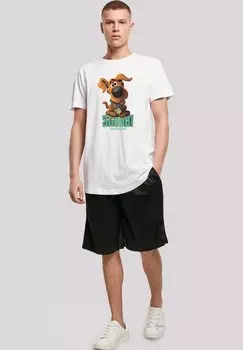 Футболка с принтом SCOOBY DOO PUPPY SCOOBY F4NT4STIC, белый