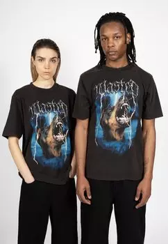 Футболка с принтом Scream Unisex Wasted Paris, черный