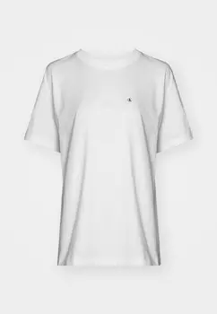 Футболка с принтом SCRIPT INSTITUTIONAL TEE Calvin Klein Jeans, белый