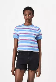 Футболка с принтом SCRIPT TEE Tommy Jeans, светло-голубой