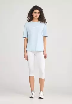 Футболка с принтом SCRITTA FRONTE/RETRO Terranova, цвет Celeste Chiaro