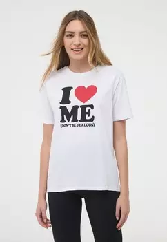 Футболка с принтом SCRITTA Terranova, белый