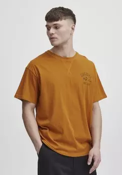 Футболка с принтом SDGEERT Solid, коричневый