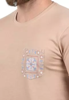 Футболка с принтом SDILARI Solid, светло-розовый