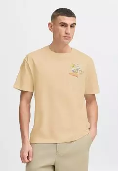 Футболка с принтом SDPAVAN Solid, коричневый