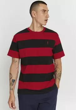 Футболка с принтом SDVICENTE Solid, цвет scarlet sage