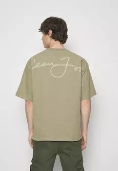 Футболка с принтом Sean John, бежевый