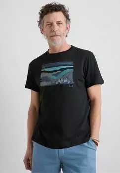 Футболка с принтом Seasalt Cornwall, черный