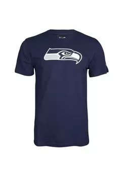 Футболка с принтом SEATTLE SEAHAWKS NFL TEAM New Era, синий