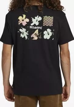 Футболка с принтом Segment Billabong, черная