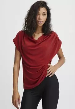 Футболка с принтом SELINA A WATERFALL b.young, китайский красный