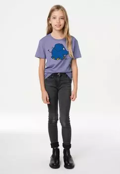 Футболка с принтом SENDUNG MIT DER MAUS ELEFANT TR LOGOSHIRT, цвет lila