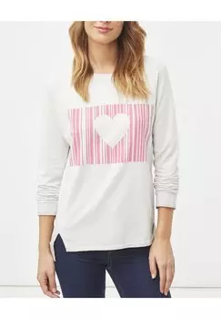 Футболка с принтом SENSE, серый