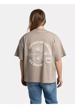 Футболка с принтом SERENA TEE Pegador, серый