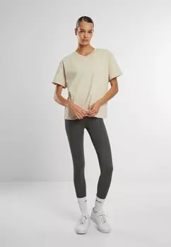 Футболка с принтом SERIF BOXY aim’n®, коричневый