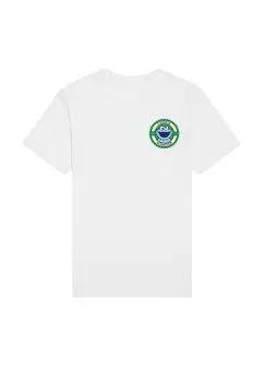 Футболка с принтом SESAMSTRASSE COOKIE MONSTER STICKER F4NT4STIC, белый