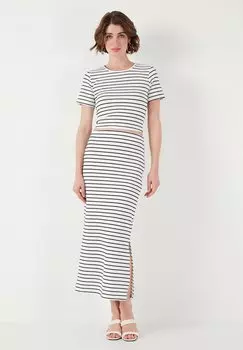 Футболка с принтом SET LELA, белый