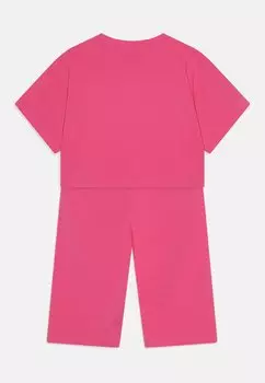 Футболка с принтом SET MOSCHINO, фуксия