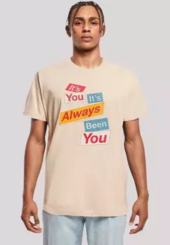 Футболка с принтом SEX EDUCATION IT ALWAYS BEEN YOU NETFLIX TV SERIES F4NT4STIC, песочный