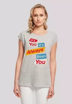 Футболка с принтом SEX EDUCATION IT ALWAYS BEEN YOU NETFLIX TV SERIES F4NT4STIC, серый