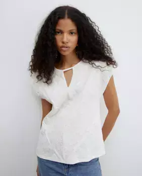 Футболка с принтом Sfera, белый