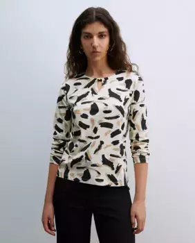 Футболка с принтом Sfera, черный