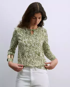 Футболка с принтом Sfera, хаки