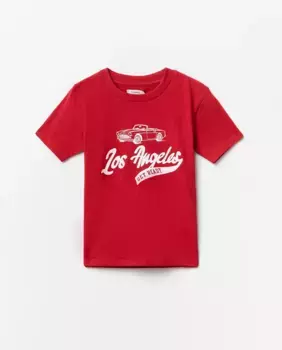 Футболка с принтом Sfera, красный