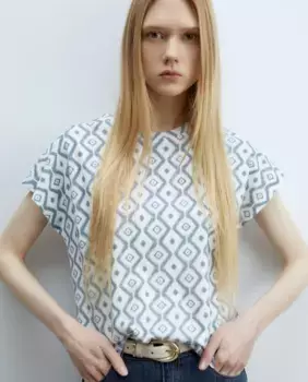 Футболка с принтом Sfera, синий